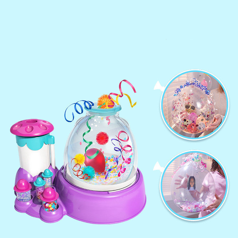 DIY Transparent Glitter Balloons Decoration Round Balloons Party Supplies