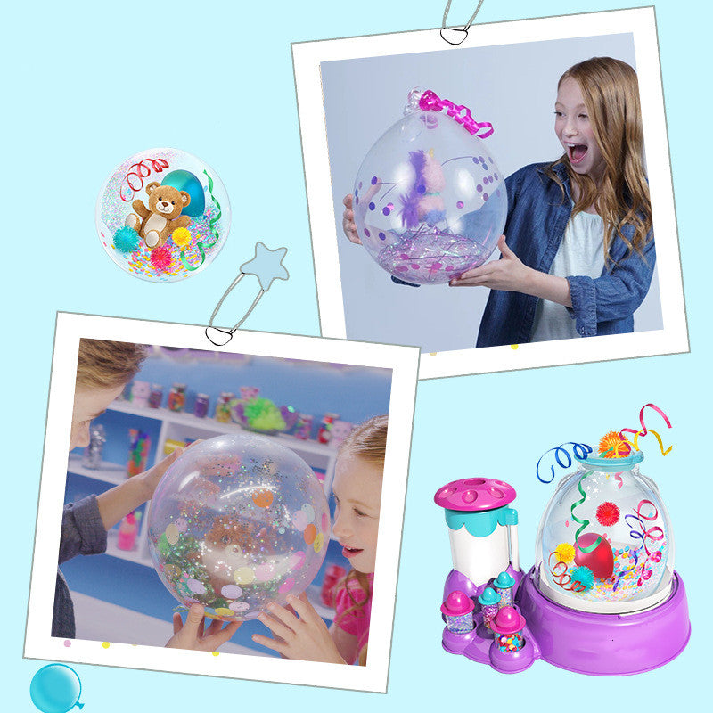 DIY Transparent Glitter Balloons Decoration Round Balloons Party Supplies