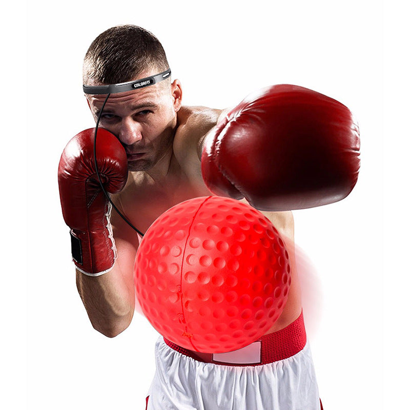 Head-mounted Boxing Speed Ball Decompression Magic Fitness Reaction Ball