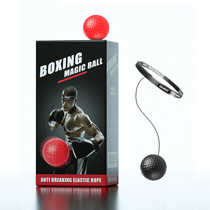 Head-mounted Boxing Speed Ball Decompression Magic Fitness Reaction Ball