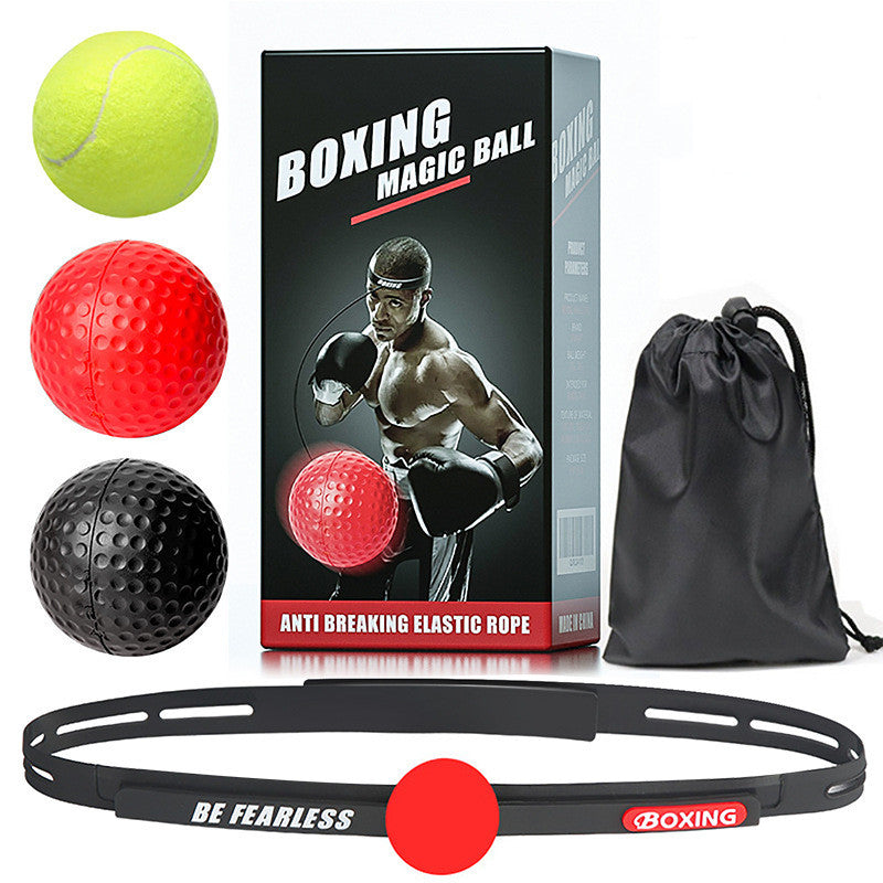 Head-mounted Boxing Speed Ball Decompression Magic Fitness Reaction Ball