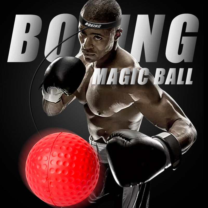 Head-mounted Boxing Speed Ball Decompression Magic Fitness Reaction Ball