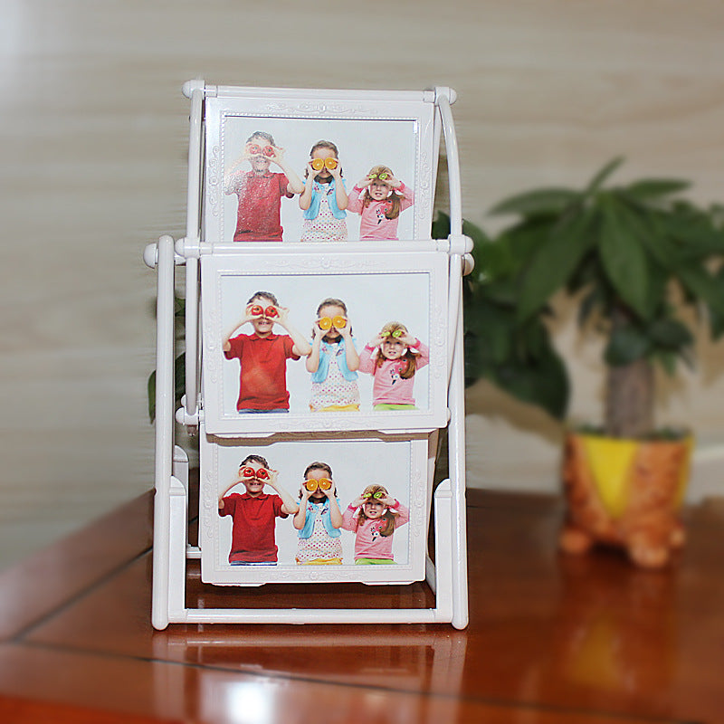 DIY High-quality Creative 5-inch Ferris Wheel Photo Frame Set-up Big Windmill Photo Album Photo Decoration