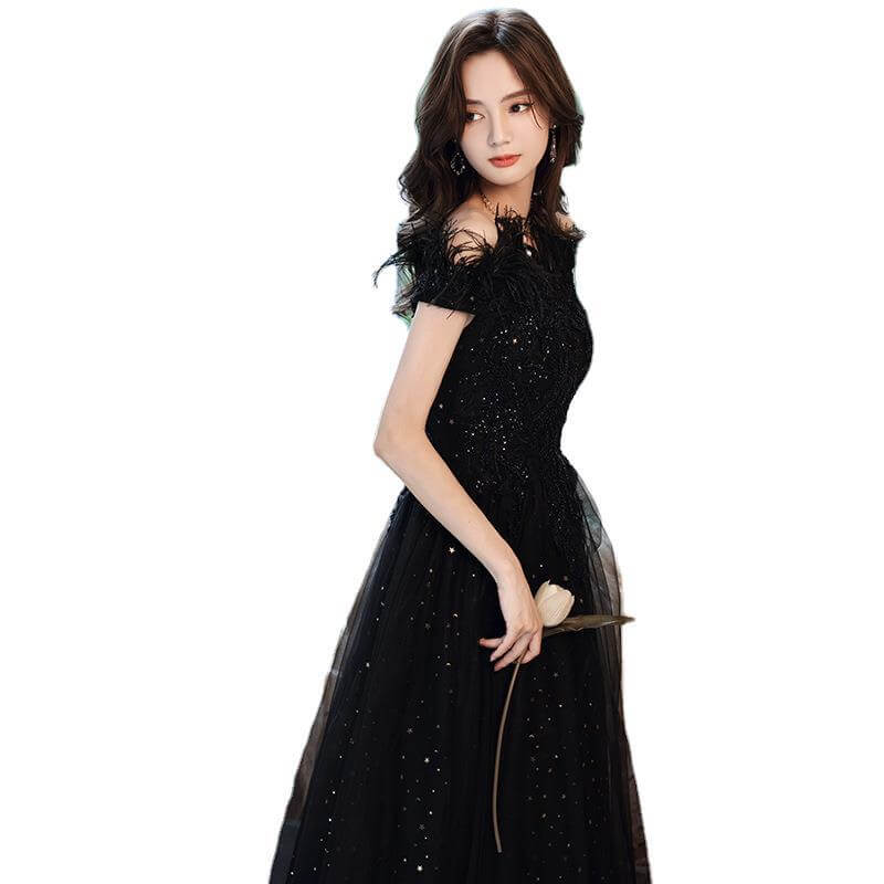 Black evening dress