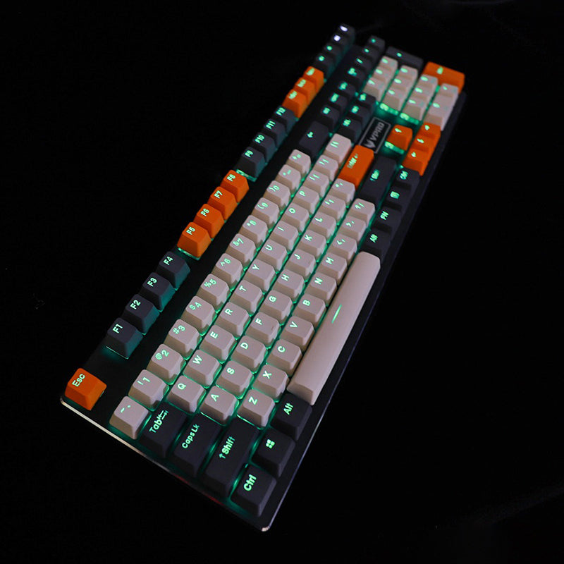 Rainbow Blue Enchantress Big Carbon 109-Key Mechanical KKeyboard Keycap