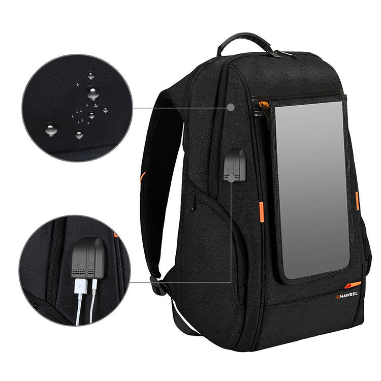 Large Capacity Waterproof Outdoor Solar Backpack