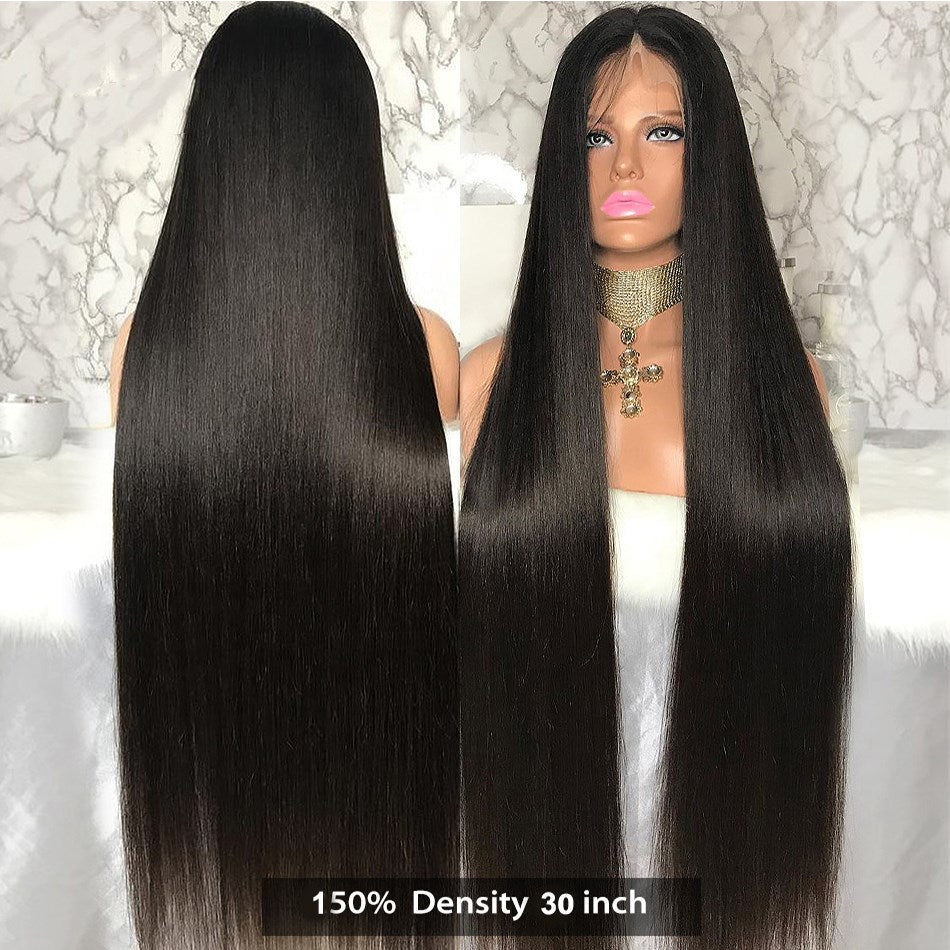 European And American New Style Long Straight Hair Chemical Fiber Headgear