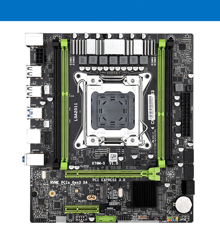 The new X79 computer motherboard 2011 pin supports Zhiqiang E5