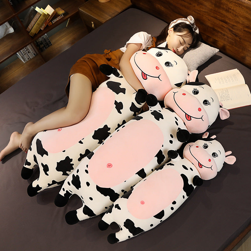 Birthday gift cartoon cow plush toy doll