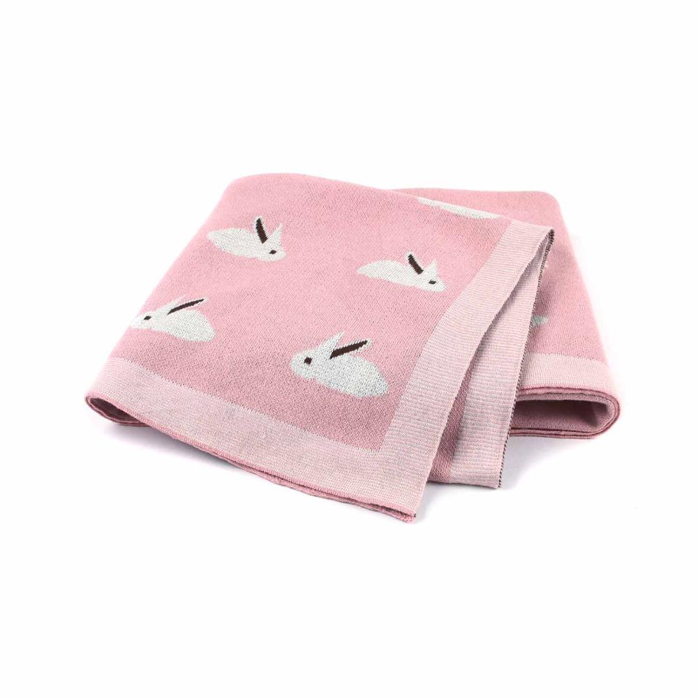 European And American Super Soft Knitted Baby Blanket