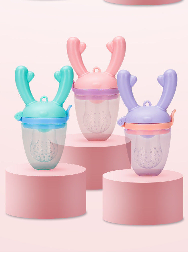 New Baby Fruit And Vegetable Bite Bite, Fruit Food Supplement, Bite Bag, Piglet Deer, Baby Bite Bite, Happy Factory