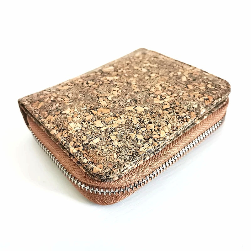 Cavabien Eco Friendly Leather Alternative Short Cork Wallet