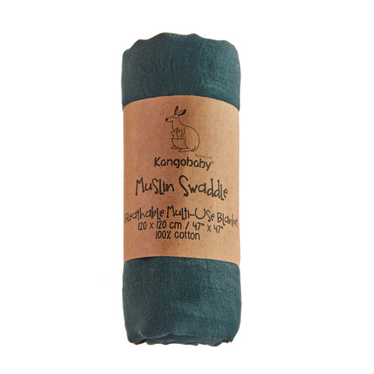 Cotton Retro Solid Color Muslim Baby Wrapper