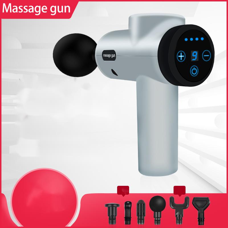 Fascial Gun Massage Gun Fitness Muscle Deep Relaxation Multifunctional Electric Smart Touch Screen Massager