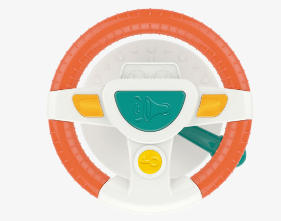 Baby Kids Eletric Simulation Steering Wheel Toy Driving Interactive Musical Educational Toy