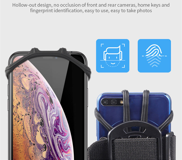 Rotatable Mobile Phone Arm With Running Silicone Arm Bag Outdoor Sports Mobile Phone Holder