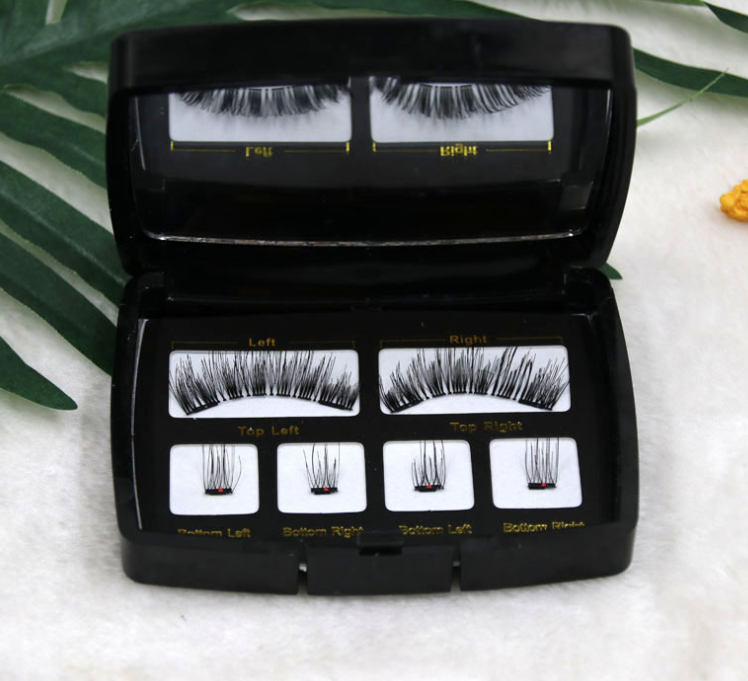 Magnetic False Eyelashes Acrylic Set Without Glue Sharpening