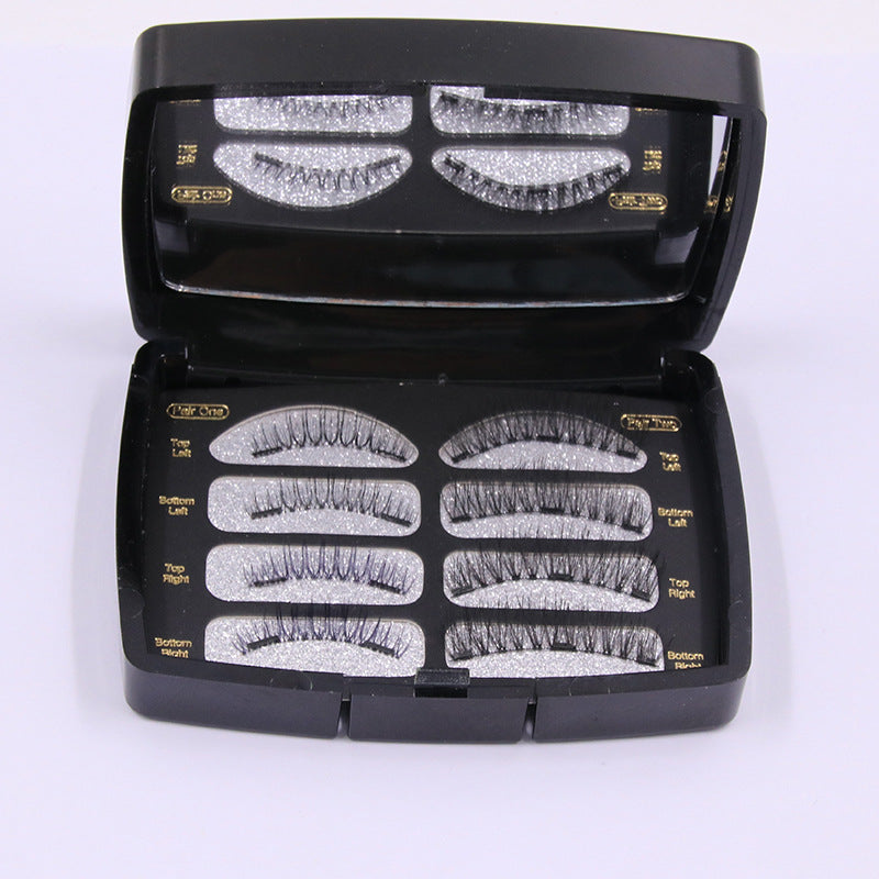 Magnetic False Eyelashes Acrylic Set Without Glue Sharpening