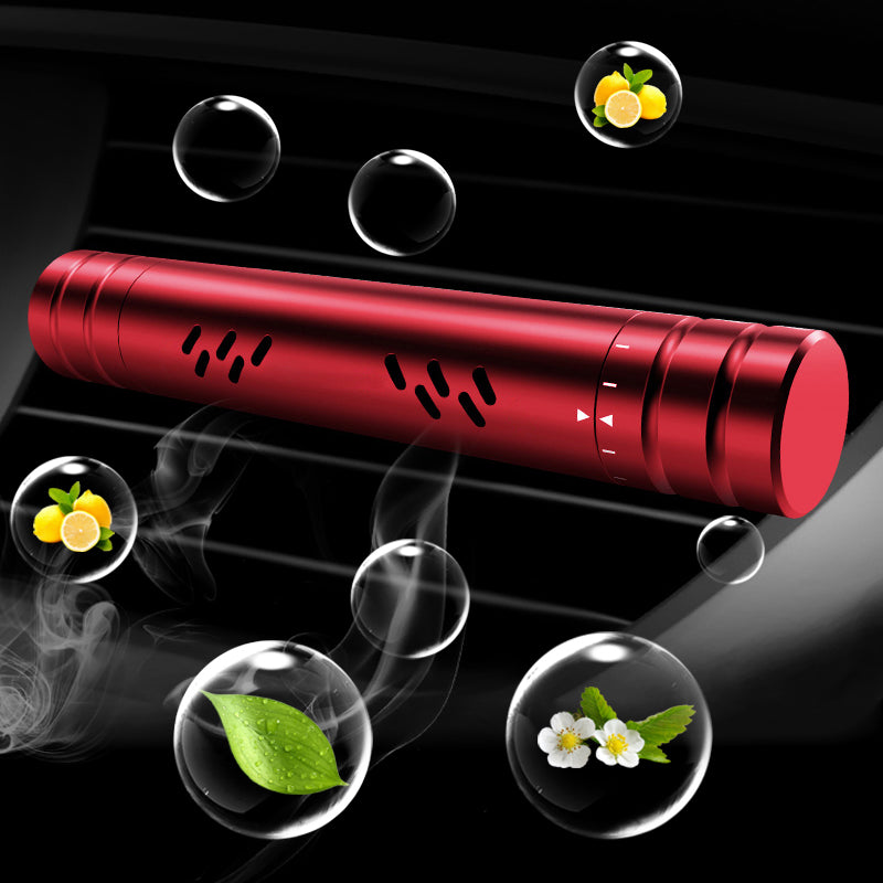 Car Air Outlet Aromatherapy Clip Car Air Conditioner Aluminum Alloy Fragrance Car Solid Balm Fragrance Stick