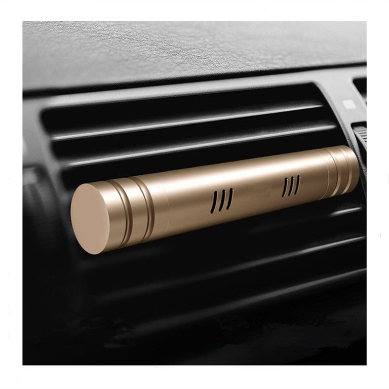 Car Air Outlet Aromatherapy Clip Car Air Conditioner Aluminum Alloy Fragrance Car Solid Balm Fragrance Stick