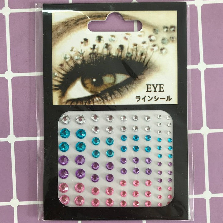 Tear Eye Makeup Stickers Eye Jewelry Tear Mole Patches Bright Water Glitter Diamond Glitter Sequins Childrens Show