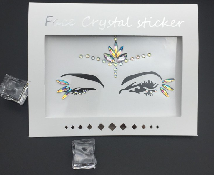 Tear Eye Makeup Stickers Eye Jewelry Tear Mole Patches Bright Water Glitter Diamond Glitter Sequins Childrens Show