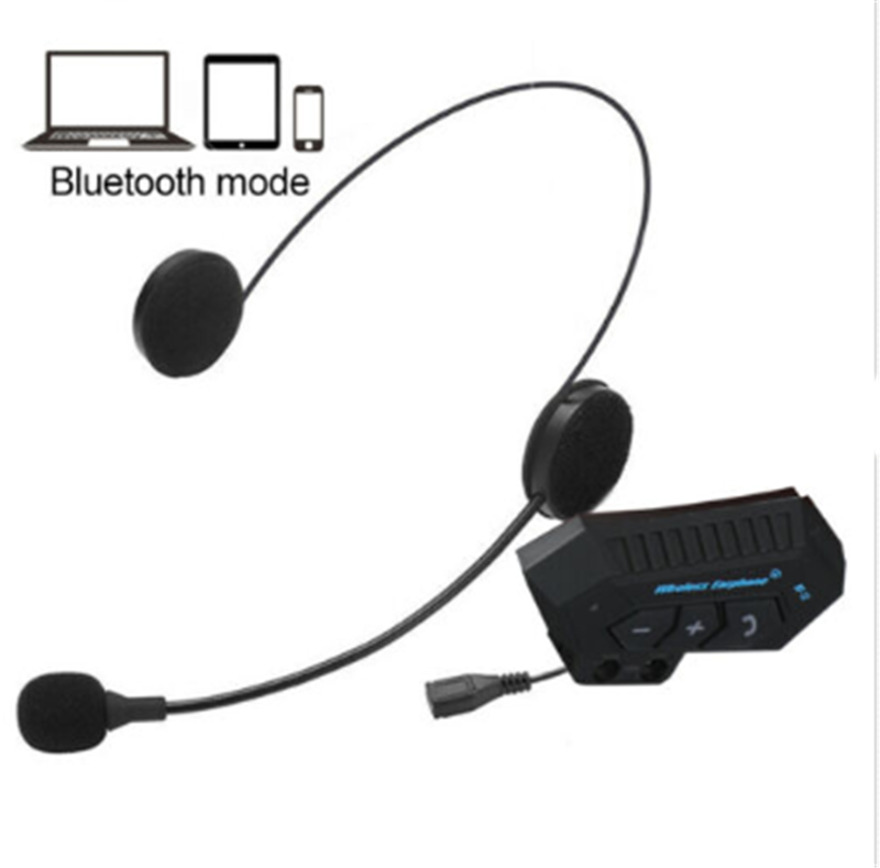 Motorcycle Helmet Bluetooth Headset Wireless Built-in All-in-one