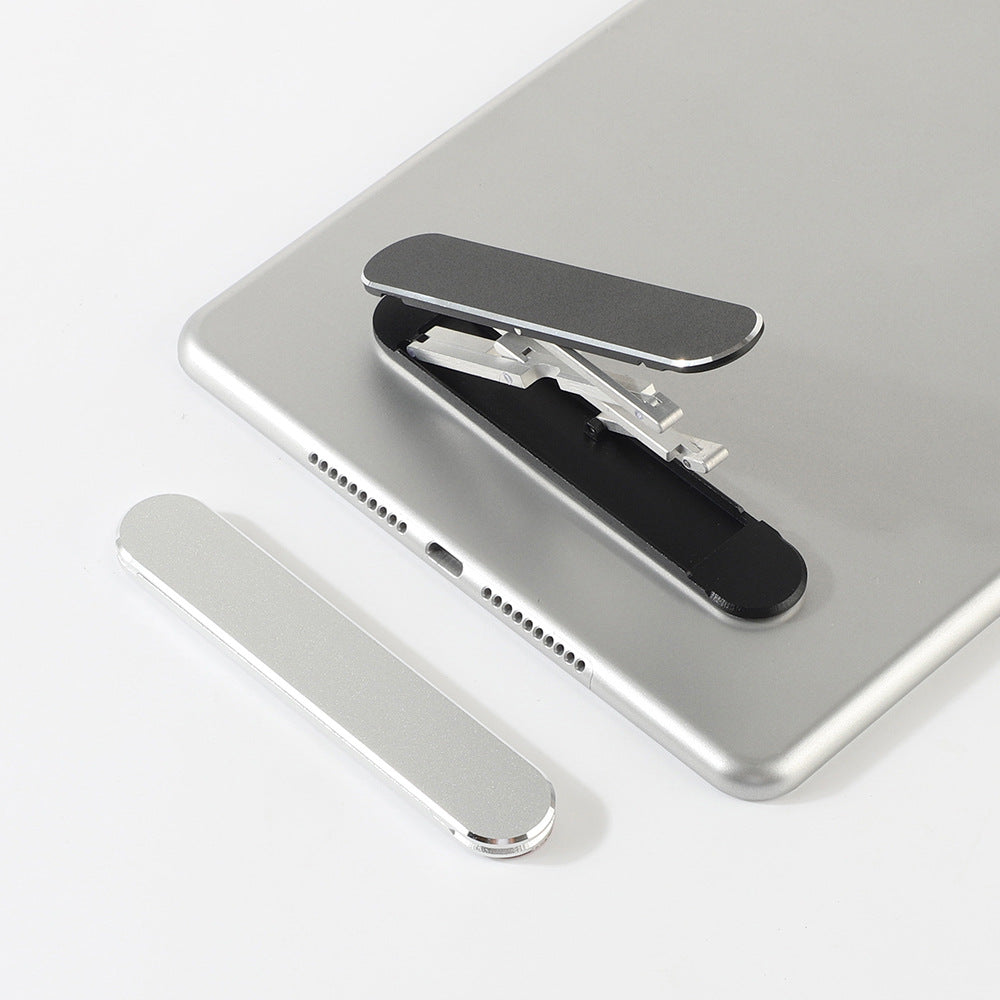 Mini Adjustable Foldable Tablet Support Stand for Playing Games Aluminum Alloy Steady Tablet Kickstand Anti-Slip Foldable