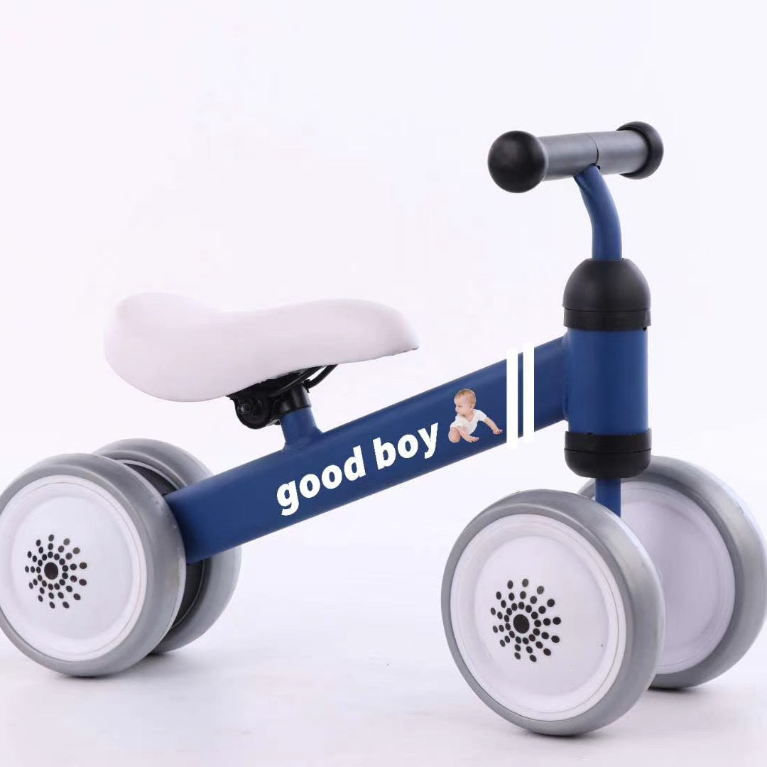 Plastic No-pedal Baby Kids Push Balance Bike Three Wheels Tricycle Baby Mini Balance Bike