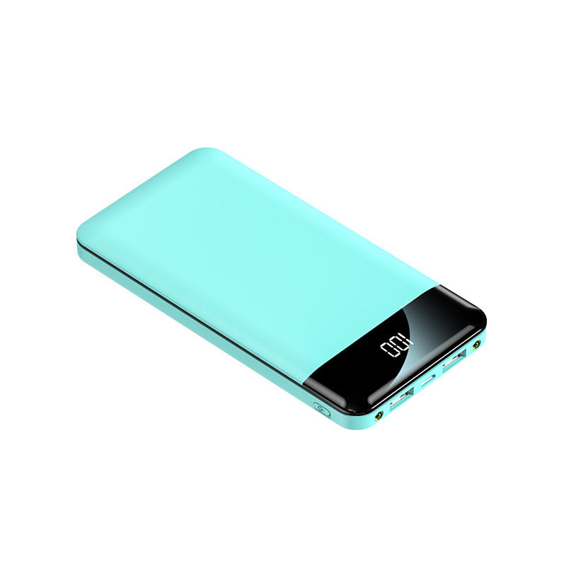 Freezing Point Color Ultra-thin 10,000 Power Bank Mobile Power Bank