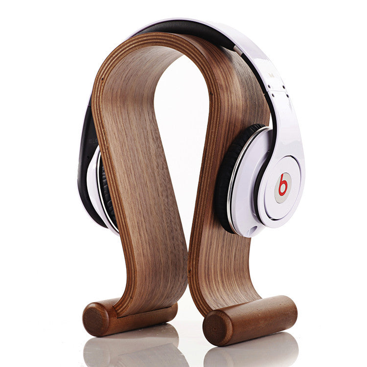 Solid Wood Earphone Rack Creative Earphone Display Rack Headphone Rack