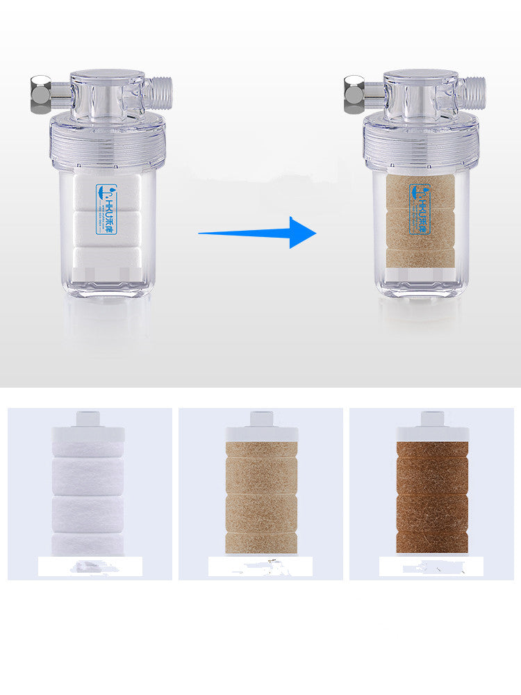 Shower Filter Tap Water Faucet Nozzle Household Bath Shower Dechlorination Filter Element