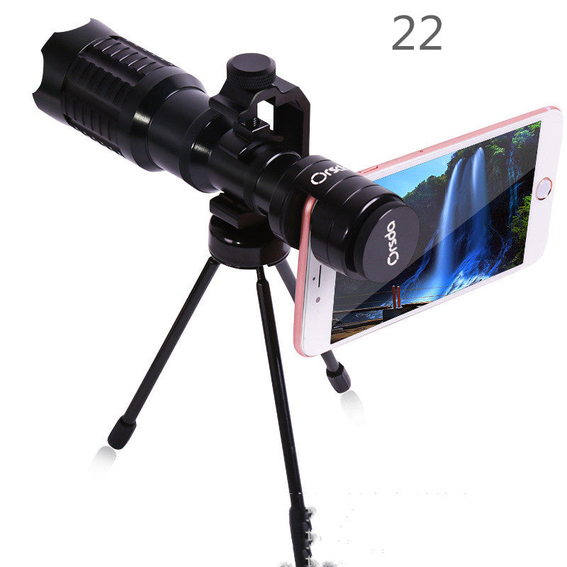 Private Model 22 Times Enhanced Version Chuck U Clip Black 20 Times Mobile Phone Telescope 18 Times 14 Times 12 Times 36 Times Lens