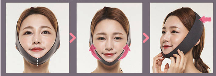 Face-lift Artifact Thin Masseter Muscle Mandibular CheekbonesPhysical Correction Asymmetric Size V Face Bandage Men and Women Face-lifting Instrument