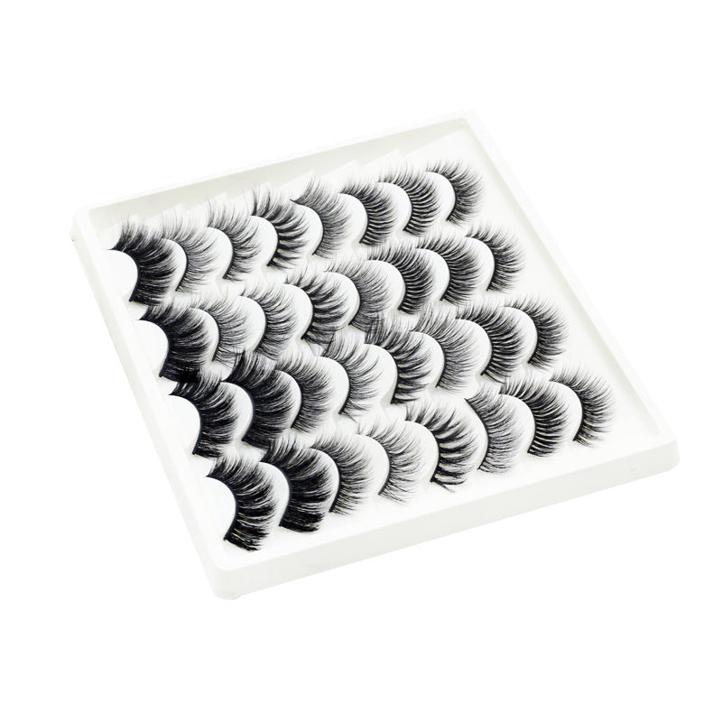 16 Pairs Of mixed False Eyelashes 3D Chemical Fiber Eyelashes Stage Costumes Are Natural And Comfortable