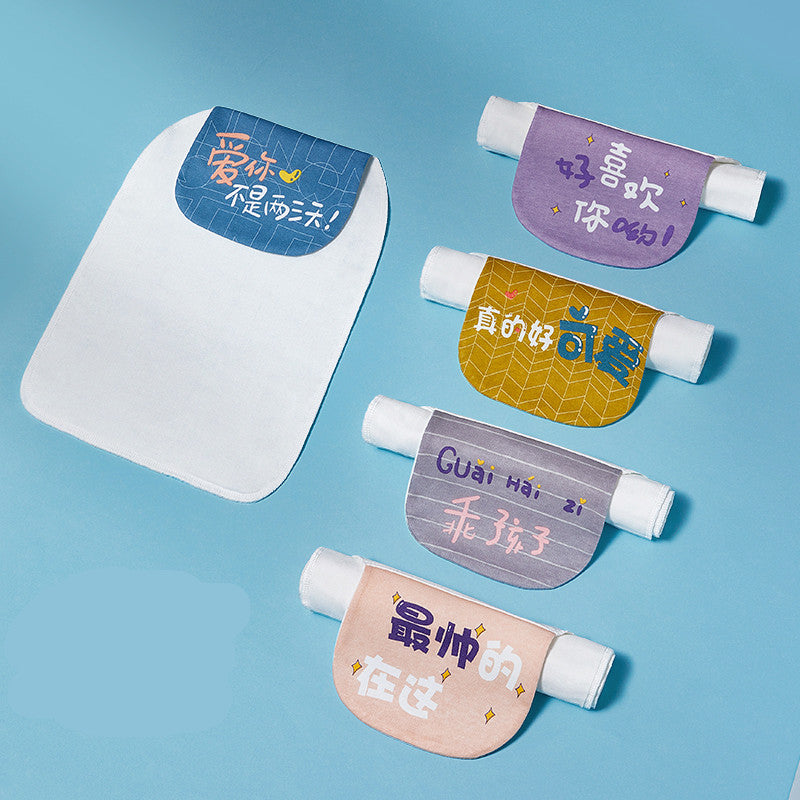 Baby Cotton Sweat-absorbent Towel, Sweat Towel Pad Back