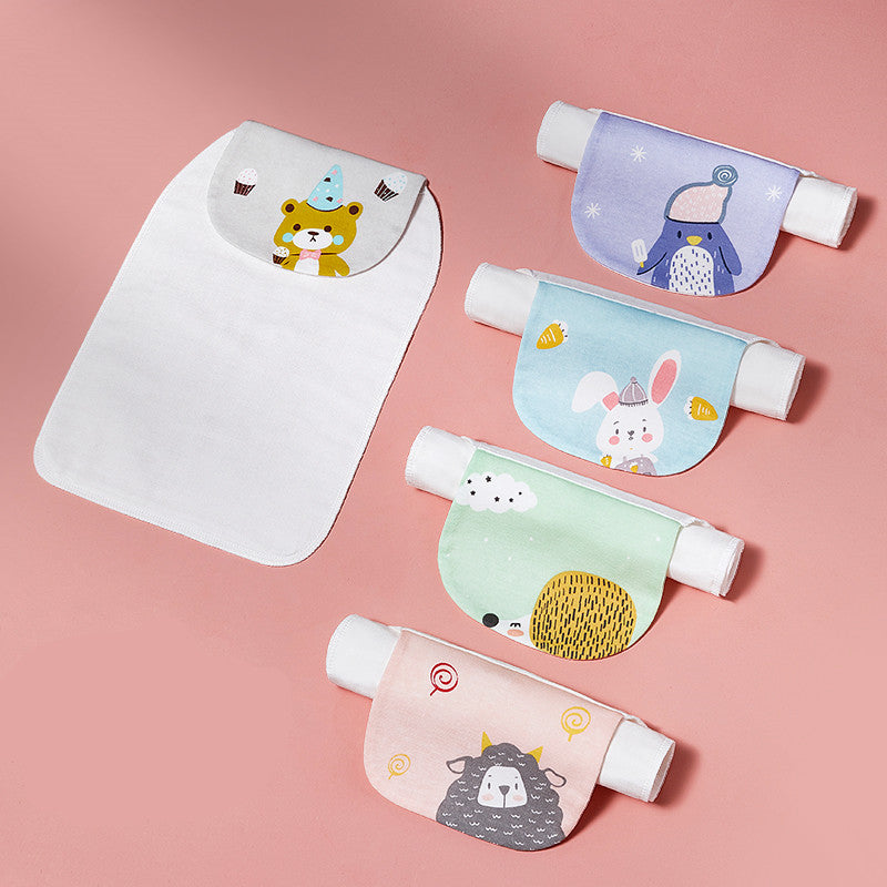 Baby Cotton Sweat-absorbent Towel, Sweat Towel Pad Back