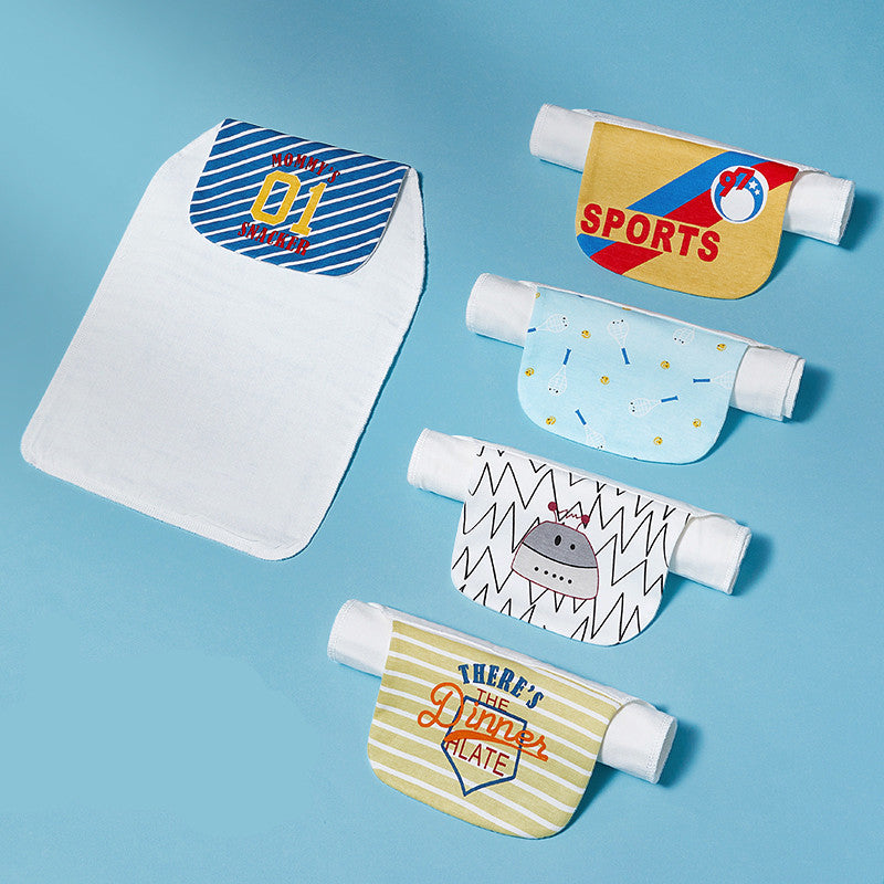 Baby Cotton Sweat-absorbent Towel, Sweat Towel Pad Back