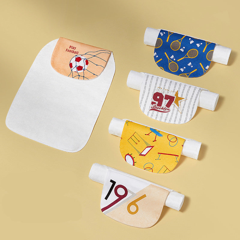 Baby Cotton Sweat-absorbent Towel, Sweat Towel Pad Back