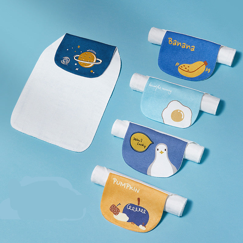 Baby Cotton Sweat-absorbent Towel, Sweat Towel Pad Back