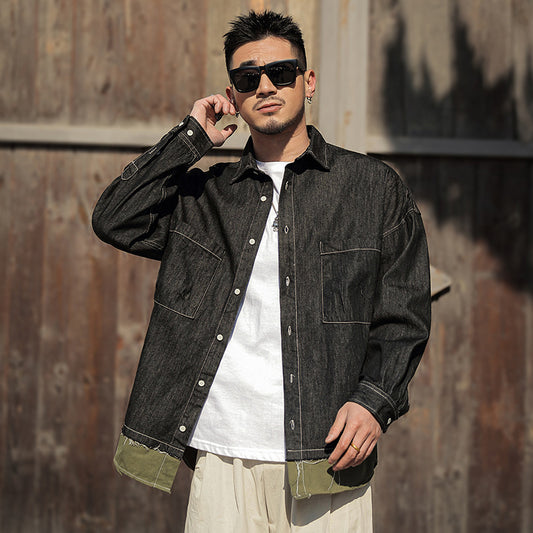 Casual Retro Shirt Casual Men's Jacket