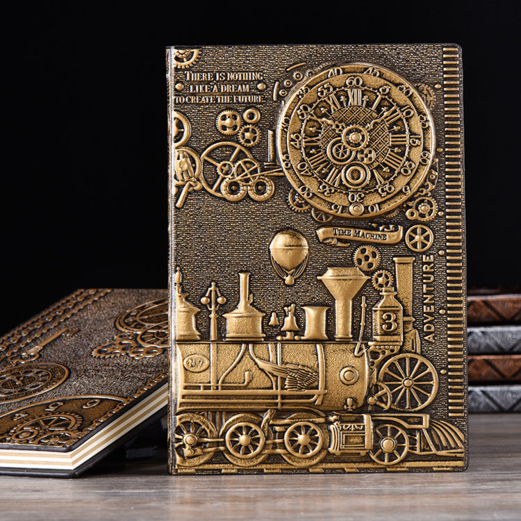 European Relief Retro Notepad Diary