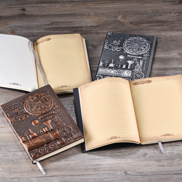 European Relief Retro Notepad Diary