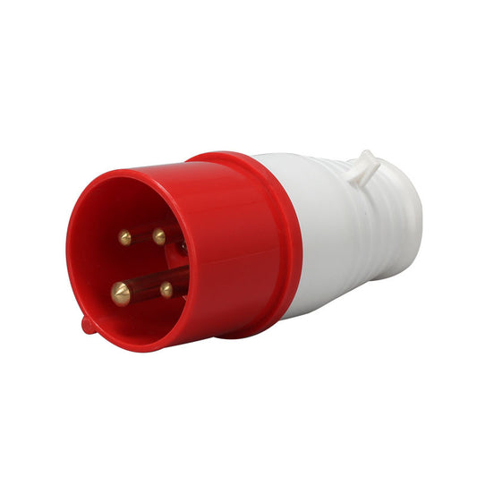 Yingshuo Customized 380V Industrial Power Plug Socket 32a4p Cable Three-Phase Four-Wire Aviation Plug Four-Pin 024