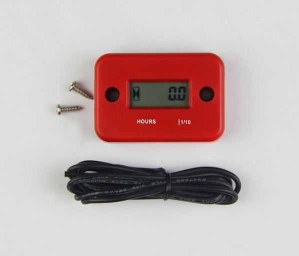 Tired Timer Motorcycle Motorboat Atv Lcd Induction Type Hour Meter 2 Punch 4 Punch Timer