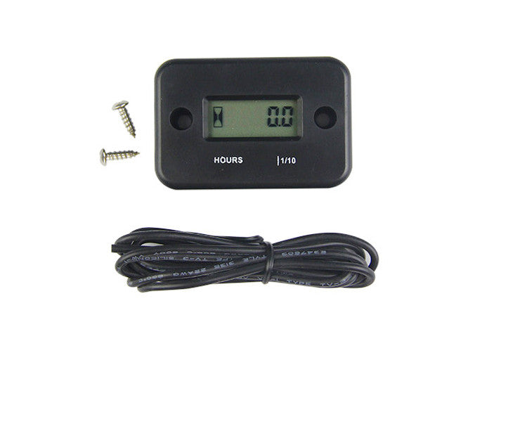 Tired Timer Motorcycle Motorboat Atv Lcd Induction Type Hour Meter 2 Punch 4 Punch Timer