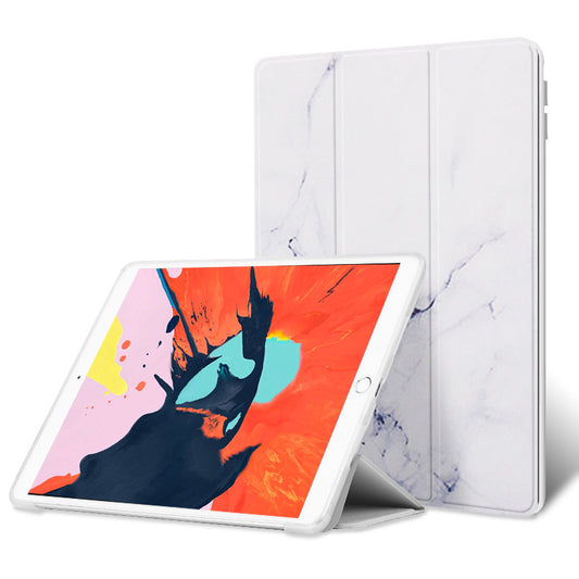 Compatible with Apple, 2020 Applicable Ipad10.2 Air2 Flat Protective Cover 9.7pro11 10.5 Silicone Tri-fold Mini4