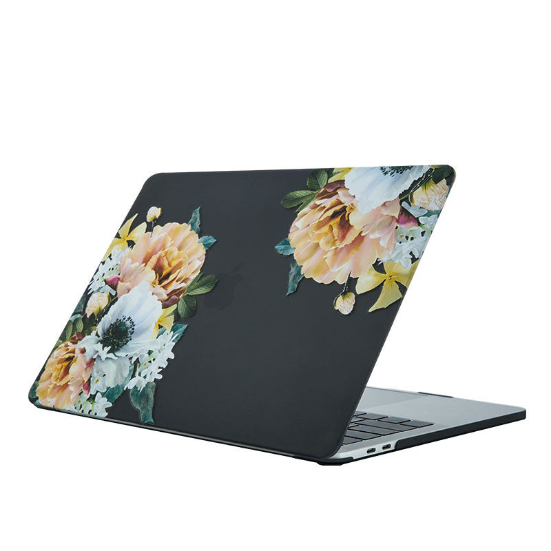 Compatible with Apple, Macbook Notebook Computer Protective Shell Air13 Shell Frosted Painted Marble Protective Cover