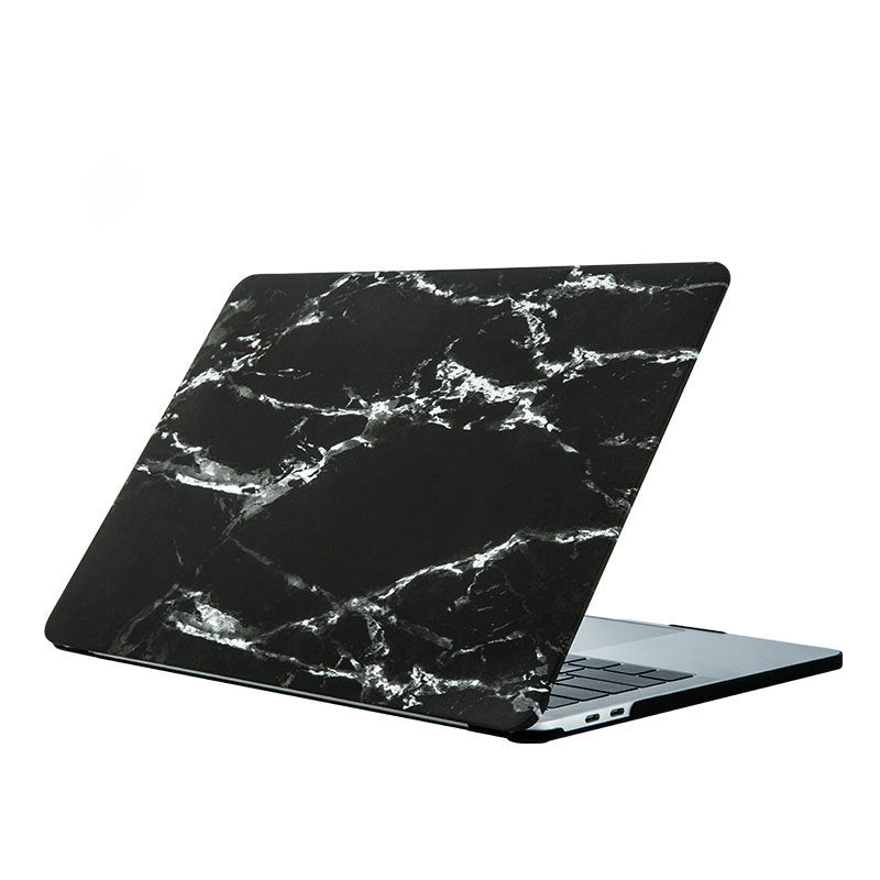 Compatible with Apple, Macbook Notebook Computer Protective Shell Air13 Shell Frosted Painted Marble Protective Cover