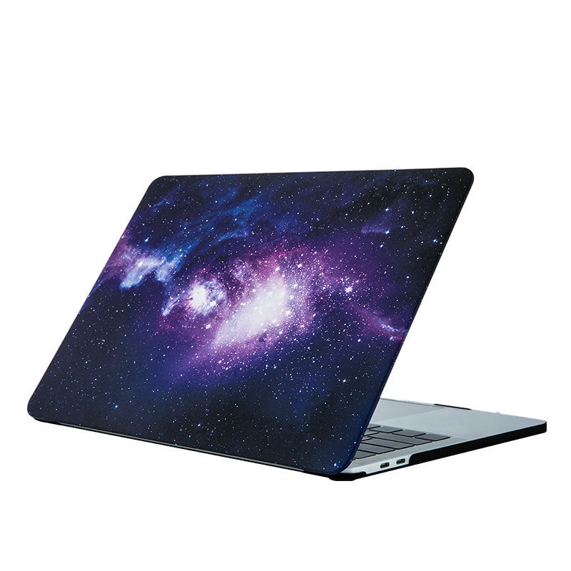 Compatible with Apple, Macbook Notebook Computer Protective Shell Air13 Shell Frosted Painted Marble Protective Cover